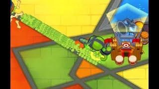 BTD 6 Semi buff TOP PATH glue gunner TEST [upl. by Grannie]