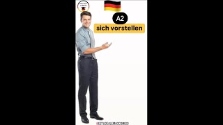 🇩🇪A2  Prüfungsvorbereitung  sich vorstellen  Mündliche Prüfung🇩🇪 estudealemãocomigo [upl. by Amadas]