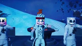 Marshmello VIBR8 official fortnite music video Maximum Bounce Emote [upl. by Jaquenetta180]