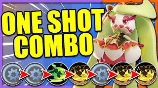 How to do the TSAREENA ONE SHOT COMBO like a PRO PLAYER  Pokemon Unite [upl. by Alket]