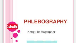 Phlebography  Radiology procedure [upl. by Herrod]