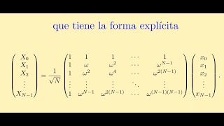 La Transformada Discreta de Fourier y el código Python de la Transformada Rápida de Fourier [upl. by Held]