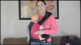 How to do a hip carry in the LILLEbaby Complete and CarryOn carrier [upl. by Egerton]