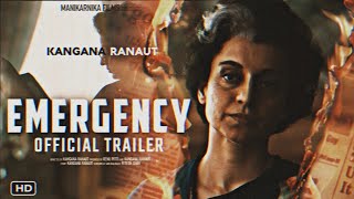 EMERGENCY Movie  Official Release date  Kangana Ranaut  Anupam kher  Emergency trailer [upl. by Akiv443]