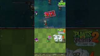 Pvz vs Pvz 2  Chompers amp scaredy Shroom Vs Team Yeti Zombie shorts [upl. by Weslee]