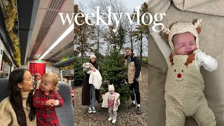 weekly diaries Lapland getting our Christmas tree amp polar express🎅  Zel and Ben [upl. by Ruhtracam224]