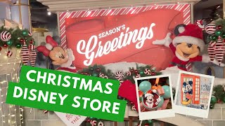 DISNEY STORE CHRISTMAS TOUR 🧚 Visiting the London shop for vlogmas [upl. by Dragoon]