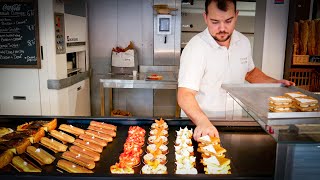 Solo Pastry Chef makes Modern French Pastry amp Tarts Everyday｜A Day in the Life in a French Bakery [upl. by Olzsal]