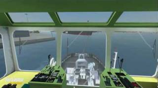 Ship Simulator Professional demo for the IITSEC 2009 Exhibition [upl. by Ahsykal851]