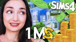 Jai construit une minimaison à 1 MILLION   🤑  Challenge Sims 4 [upl. by Kern]