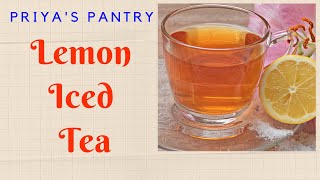 எலுமிச்சை ice தேநீர் செய்வது எப்படி Lemon Iced Tea Recipe  Healthy Juice Recipe [upl. by Analed]