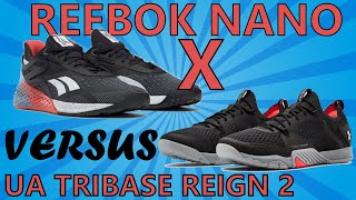 Reebok Nano X Versus Under Armour TriBase Reign 2  Cross Training Shoes for 2020 [upl. by Petulah]