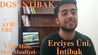 DGS İntibak Nasıl Yapılır Erciyes Üniversitesi Uçak Mühendisliği Hangi Derslerden Muaf Oldum dgs [upl. by Adamek]