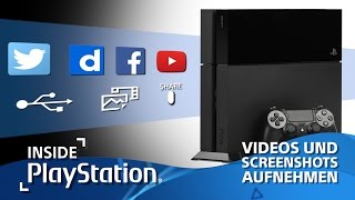 Tutorial Videos und Screenshots mit der PS4 aufnehmen [upl. by Charmane]