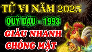 Luận Giải Chi Tiết Tử Vi Năm 2025 Tuổi Quý Dậu 1993 Giàu Lên Nhanh Chóng Tiền Vàng ngập két [upl. by Aticilef]