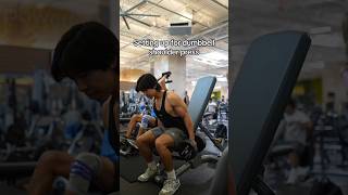 How to get the dumbbells up for shoulder press [upl. by Lubbi]