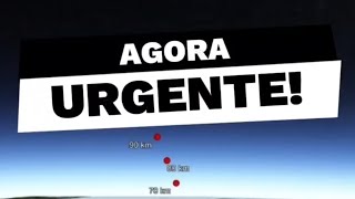 🚨URGENTE Pequeno Asteroide vai colidir com a Terra em instantes Asteroide Terra colisão [upl. by Retrop]