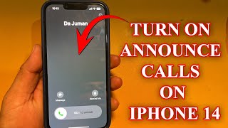 How to get my iPhone to announce whos calling [upl. by Solokin]