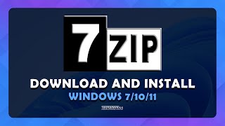 How to Downlaod and Install 7Zip [upl. by Annek]