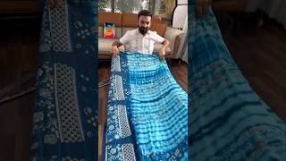 Lehenga making process  Skyblue Printed Designer Sequence Embroidery work Lehenga choli lehengas [upl. by Ecnerwaled]