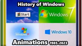 💡ALL MICROSOFT WINDOWS ANIMATIONS 19852023💡 [upl. by Garreth279]