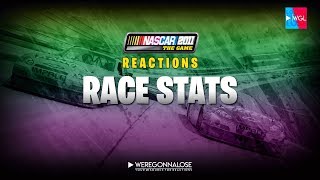 NASCAR The Game  Reactions  Race Stats [upl. by Morse]