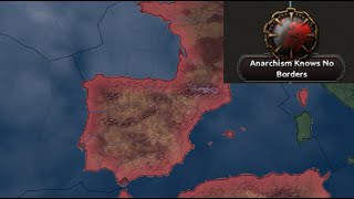 Hearts of Iron IV Challenge Breaking the Game as Anarchist Spain [upl. by Aerua]