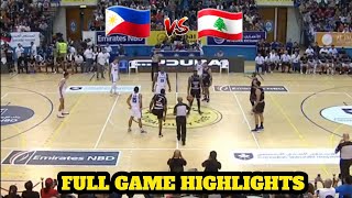 Strong Group PH vs Beirut Lebanon Full Game Highlights  33rd Dubai International Basketball Champ [upl. by Anallise]