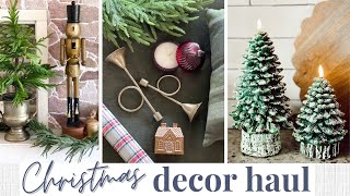 Christmas Decor Haul 2024  Christmas Decorating Ideas  Amazon Hobby Lobby Michaels HomeGoods [upl. by Calandria]