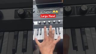 Size Matters for Piano Playing piano shorts comedy [upl. by Addam588]