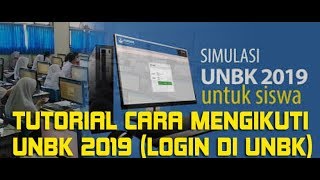 TUTORIAL CARA MENGIKUTI UJIAN UNBK  PAKET BC [upl. by Guria]