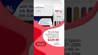 Best Price Epson EcoTank ET2800 Wireless Color AllinOne CartridgeFree Supertank Printer [upl. by Wylie]