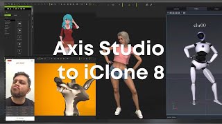 Perception Neuron  Axis Studio Live Data into iClone 8 [upl. by Nitsa]