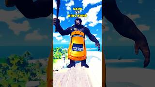 cars vs king kong 🙏🚖🚖🚗🚗🙏 shorts short youtubeshorts [upl. by Placia]