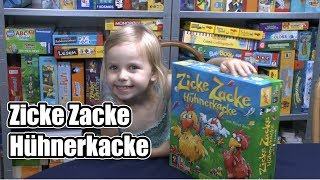 Zicke Zacke Hühnerkacke Zoch  ab 4 Jahre  Spiel des Jahres Sonderpreis Kinderspiel 1998 [upl. by Dougie]