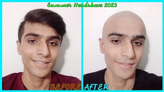 Shaving My Head  My New Smooth​ Razor Summer​ Headshave​ 2023 [upl. by Rustice256]