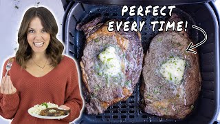 Air Fryer Steak Filet Ribeye or Sirloin [upl. by Ydissak]