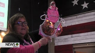 12th Annual Save a Rack Bra Auction Fundraiser Raises Tens of Thousands of Dollars [upl. by Mahsih]