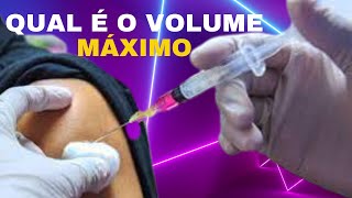 Aplicação Intramuscular qual é o volume máximo a ser aplicado de acordo com cada musculo [upl. by Carli]