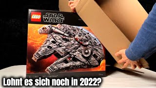 Unboxing des größten LEGO Star Wars Sets  UCS Millennium Falcon Set 75192 [upl. by Ulda93]