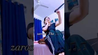 zaroori Tha cover song newcoversong youtubeshorts singer karaoke newversioncoversong [upl. by Zuliram997]