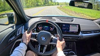 2024 BMW X1 M35i  POV Test Drive Binaural Audio [upl. by O'Driscoll]