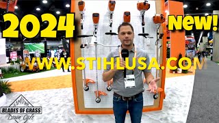 NEW Hand Held GAS BATTERY Equipment from STIHL USA for 2024 [upl. by Nnylarac]