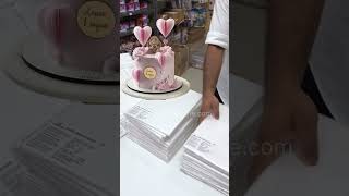 Edible Wafer Paper For Cake Decoration trending waferpaper [upl. by Fiona]