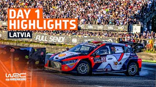 Day 1 Highlights  WRC Tet Rally Latvia 2024 [upl. by Torhert]