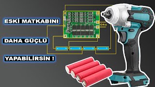 Sıfırdan Çok Güçlü Matkap Bataryası Yaptık  Tamirat Tadilat [upl. by Georgeanne207]