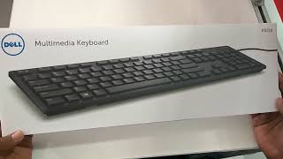 Dell KB216 Multimedia Keyboard Unboxing and Review [upl. by Luckett]