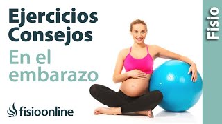 Ejercicios recomendados para embarazadas Consejos de una fisio especializada [upl. by Dine]