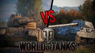 World of Tanks Progetto 46 VS P44 Pantera comparison [upl. by Morganne]