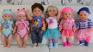 New Baby born dolls 2018 Unboxing Review  Baby Dolls Nursery Toys Kids pretend play [upl. by Ahsiekahs]